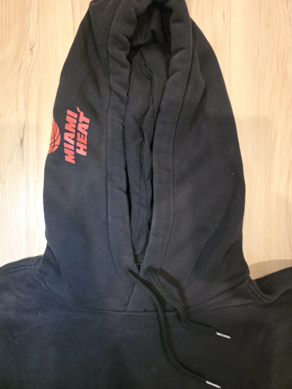 Holister Miami Heat Black Graphic Hoodie - Team Logo